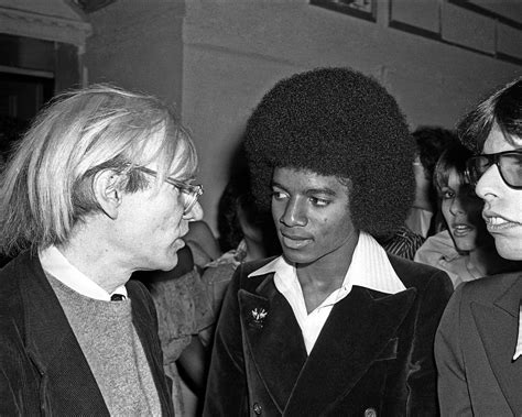 Andy Warhol Michael Jackson At Beatlemania Party In Studio 54 1977