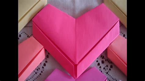 Origami De Coração Passo A Passo Origami Coração Corazon Tutorial