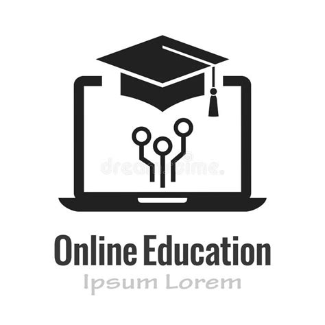 Online Education Vector Icon Stock Vector Illustration Of Concept