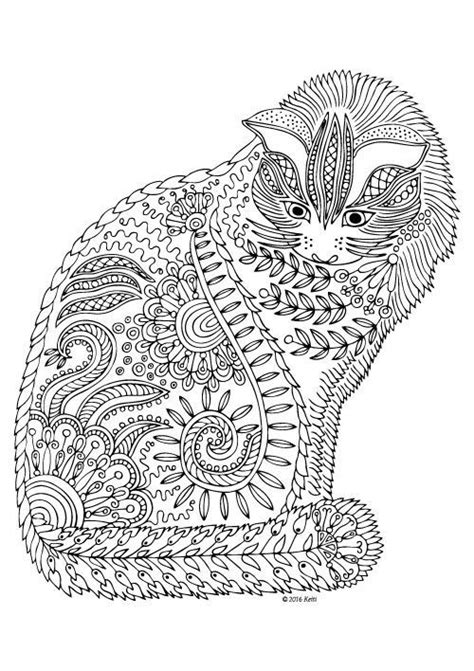 Kočka 8 Formát Pdf Cat Coloring Page Mandala Coloring Pages Animal