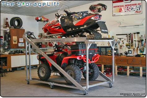 Car storage & vehicle service lifts. Google Image Result for http://www.discountramps.com ...