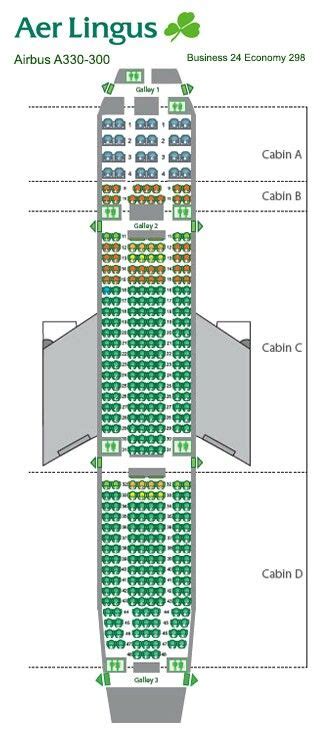 Aer Lingus A330 Seat Chart Commercial Aircraft Airline Seats Airlines