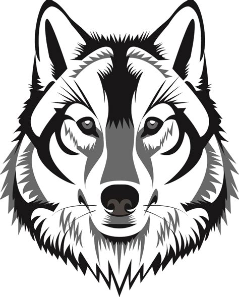 Pin Wolf Head Clip Art Vector Online Royalty Coloring Pages List Clip