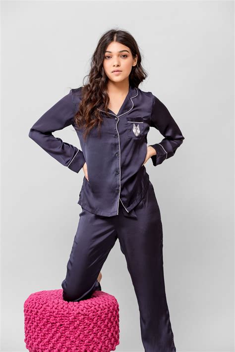classic midnight sleeping suit night dress for women night suit for women sleeping suit
