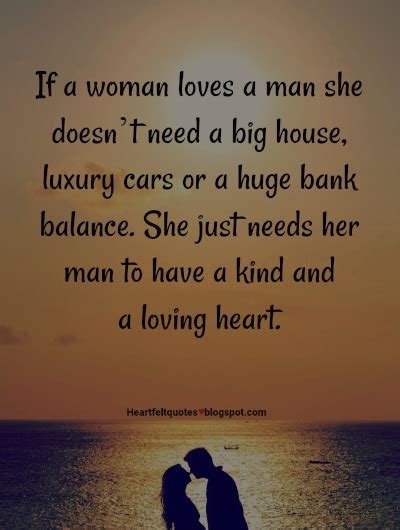 if a woman loves a man heartfelt love and life quotes