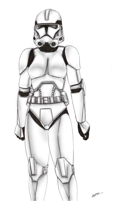 Female Clone Trooper By Morgancygnus On Deviantart