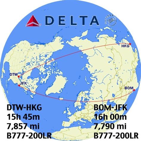 Top 12 Longest Non Stop Delta Flights In The World Flyertalk Forums