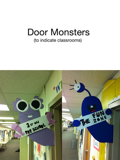 Door Monsters To Mark Grades And Rooms Remember This For Other Themes