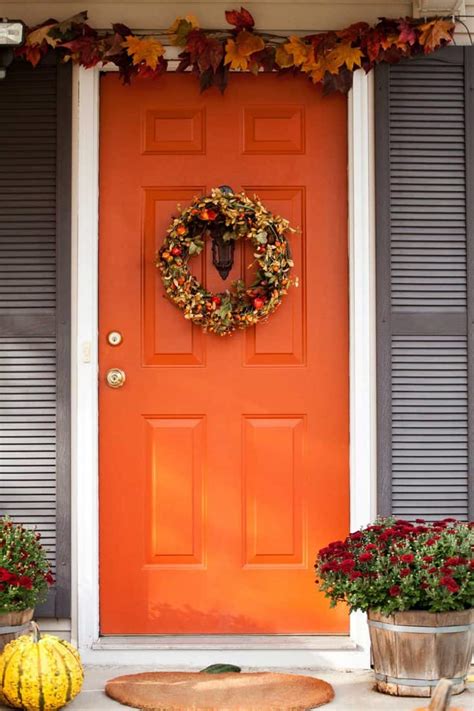 Front Door Decor For Fall 15 Illustrated Ideas Home Decor Bliss