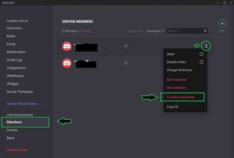 How To Make Someone Admin Or Transfer Ownership On Discord