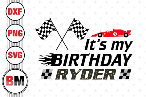 Its My Birthday Racing Graphic By Bmdesign · Creative Fabrica