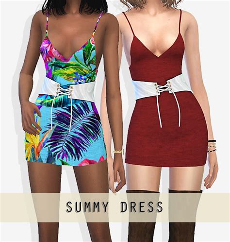 Summy Dress At Grafity Cc Sims 4 Updates