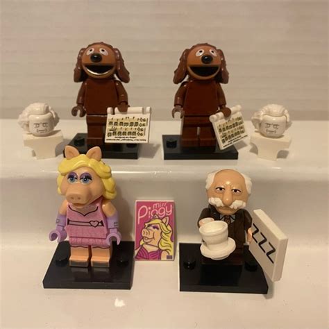 Lego Toys Lego The Muppets Lot Of 4 Miss Piggy Rowlf Waldorf
