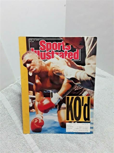 Sports Illustrated February 19 1990 Mike Tyson Kod Etsy Mike Tyson