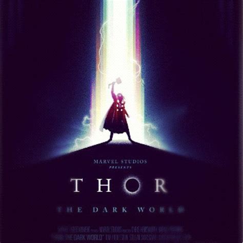 Thor The Dark World Poster Provisional Whedon Y Vengadores 2 Man Of