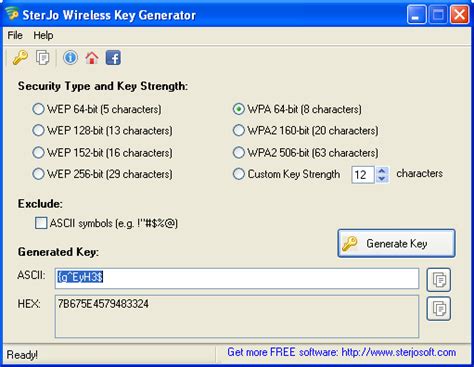 Sterjo Wireless Key Generator Generate Wifi Key Wifi Key Generator