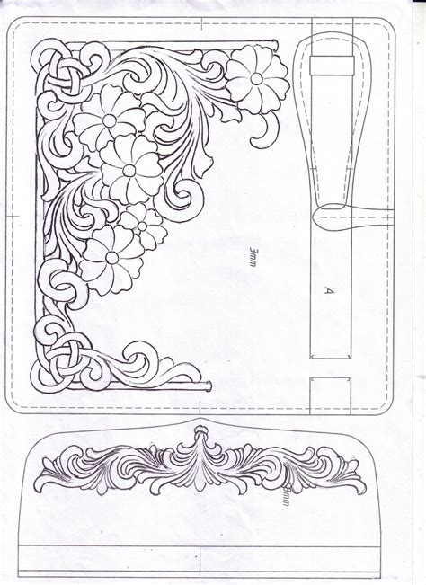 Pin By Дмитрий Базатин On Узоры Sheridan Leather Tooling Patterns