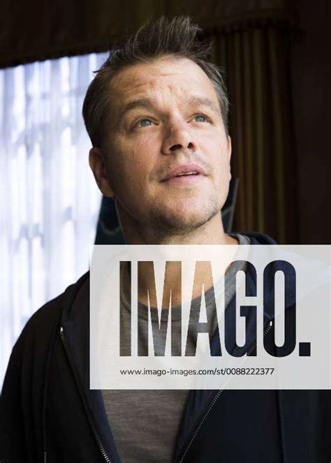 August 1 2013 Hollywood California Us Matt Damon Promotes