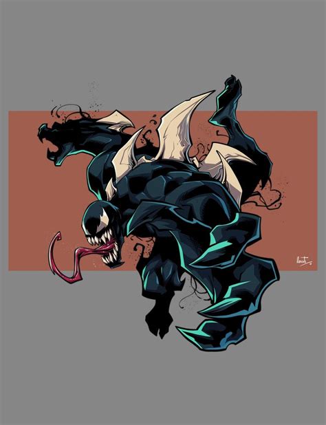 Venom Commission By Diegollorente On Deviantart In 2020 Marvel
