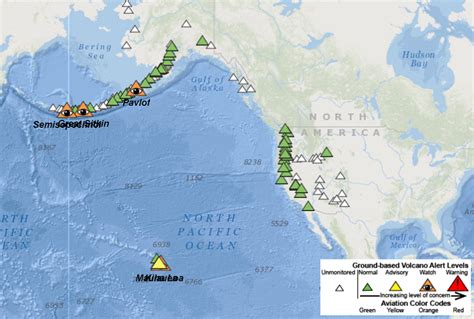 USGS Has 4 U S Volcanoes At ORANGE WATCH Status