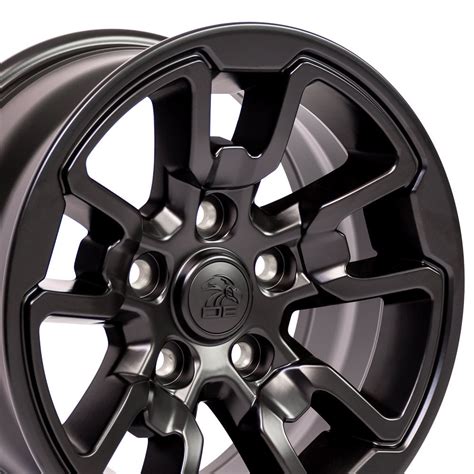 17 Fits Dodge Ram Rebel Style Replica Wheel Satin Black 17x8