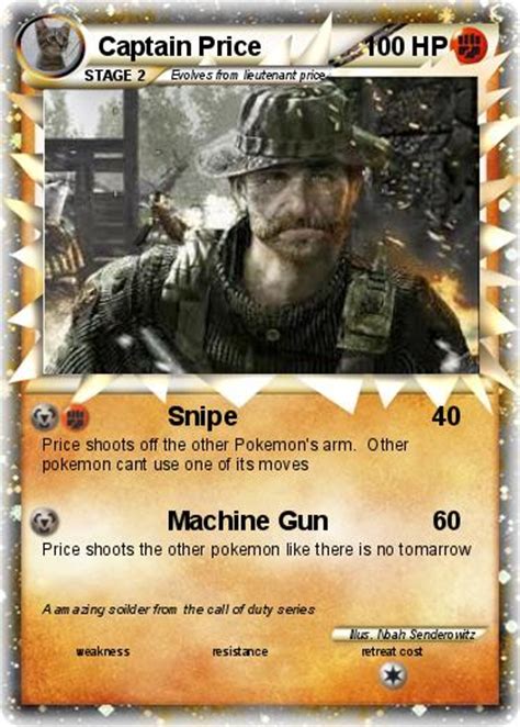 As our group of top pokémon tcg historians can attest, the black & white era of the pokémon tcg, particularly in the context of competition, is still fascinating to reflect on. Pokémon Captain Price 16 16 - Snipe - My Pokemon Card