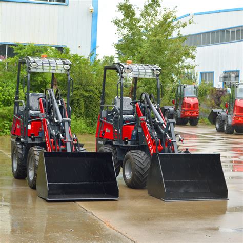 Multifunctional Mini Articulated Loaders Wd Hydrostatic Front End