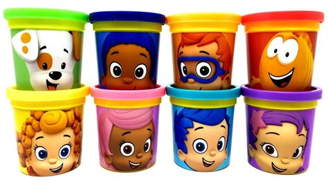 Bubble Guppies Play Doh Surprise Toys Molly Gil Bubble Puppy Mr
