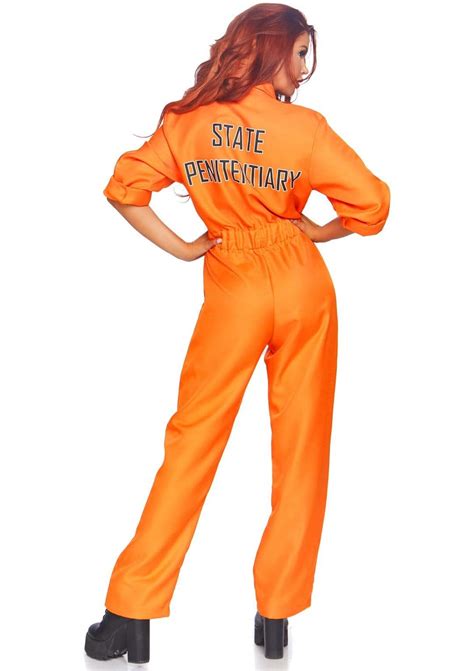 Orange Prison Jumpsuit Womens Costumes Leg Avenue