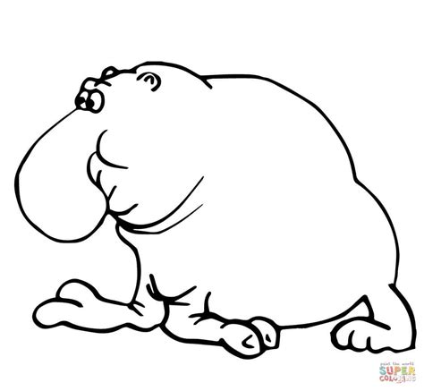 Sea otter (habitat) color the background habitat for this sea otter. Funny Elephant Seal coloring page | Free Printable ...