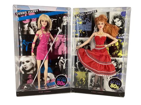 Lot 2 Ladies Of The 80s Barbie Including 1 Cyndi Lauper The 80