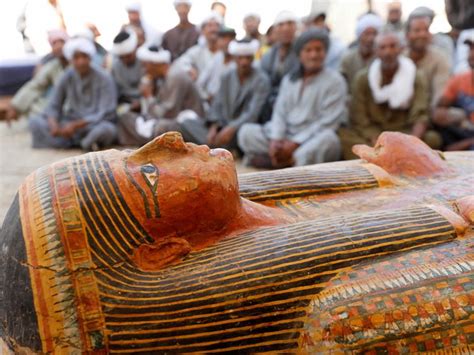 Egypt Unveils 30 Ancient Coffins In Luxor Mena Gulf News
