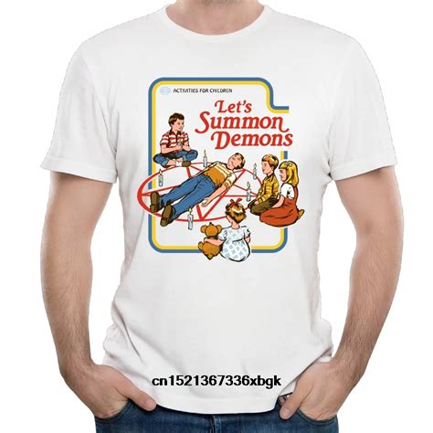 Gildan Let Summon Demons T Shirt Man Print Customized Men Shirt Tie Dye