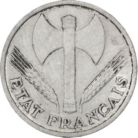 Site consacré aux monnaies françaises rares du xixème et du xxème siècle. #33244 État français, 50 centimes Bazor, 1943, Poids ...
