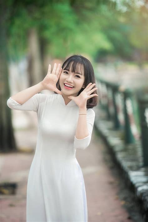 🍒アオザイ🍒 Beautiful Chinese Women White Girls Vietnamese Clothing Prety Girl Asian Hotties