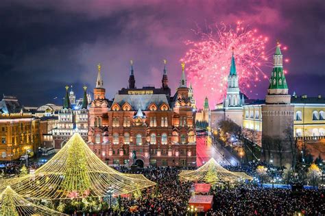 Как встречали Новый год в Москве. Фоторепортаж