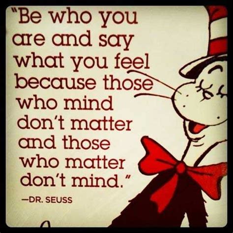 Dr Seuss Be Who You Are Quotes
