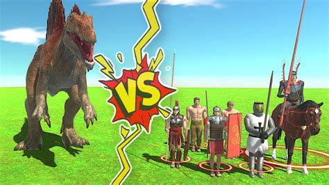 Arbs Spinosaurus Vs Ancient Humans Animal Revolt Battle Simulator