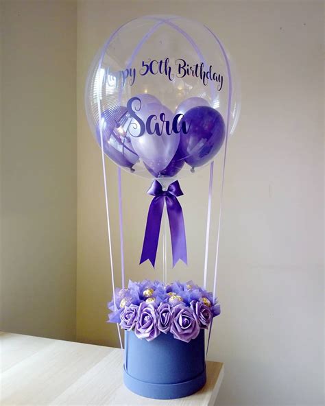 Bull & rabbit helium balloon delivery is within klang valley or within our coverage service area only. Shades of Purple hot air balloon bouquet filled with ...