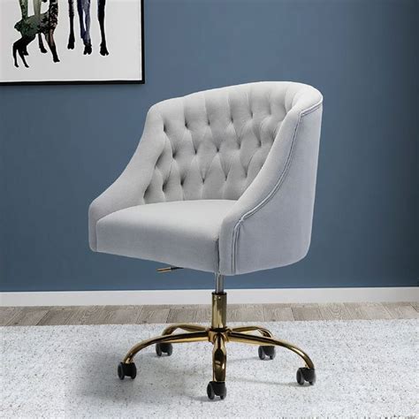 Buy Jayden Creation Lydia Height Adjustable Velvet Task Chair With