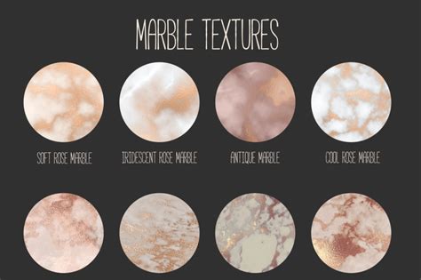 Rose Gold And Champagne Textures By Paper Farms Thehungryjpeg