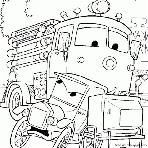 Disney cars coloring pages luigi. Disney Characters pictures to print car 2 luigi and guido ...