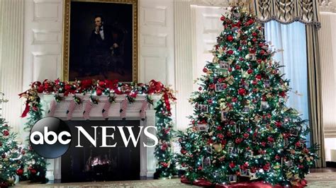First Lady Jill Biden Unveils White House Holiday Decorations One News