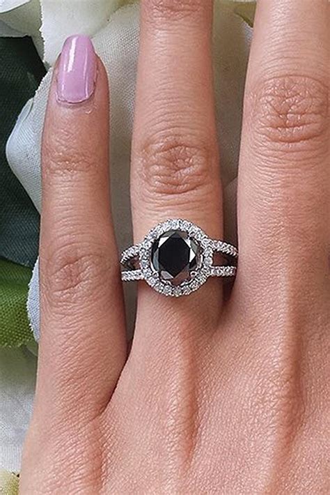 27 Unique Black Diamond Engagement Rings Oh So Perfect Proposal