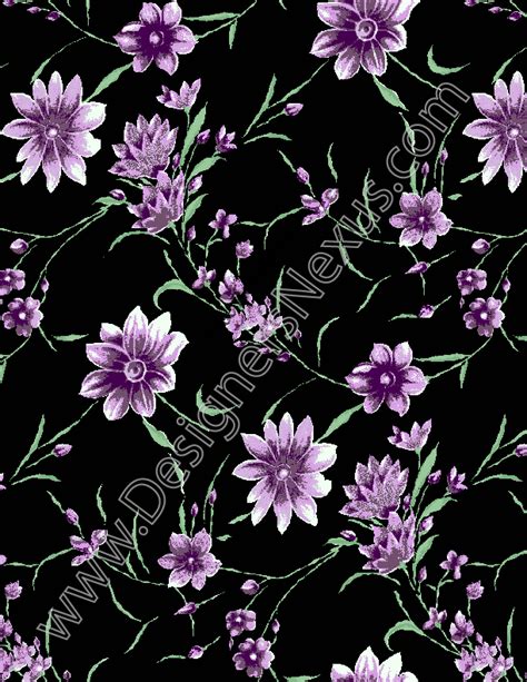 V35 Digital Floral Print Fabric Seamless Digital Pattern Free High
