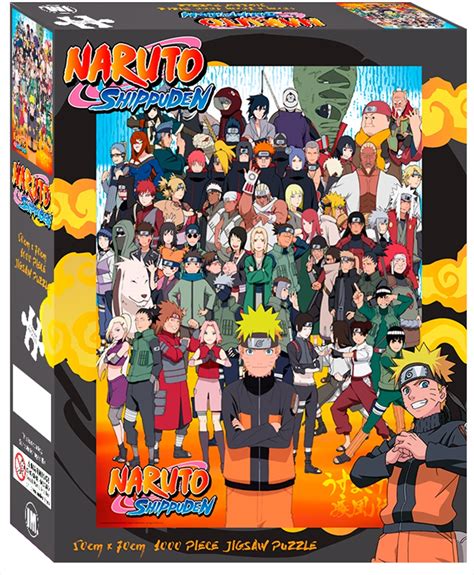Naruto Shippuden Cast 1000 Piece Puzzle Puzzles Sanity
