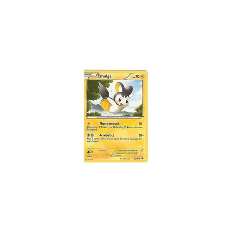 Pokemon Trading Card Game 3298 Emolga Common Bw 02 Emerging Powers