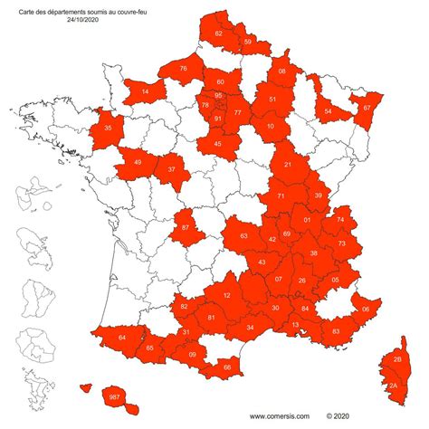 Ainsi, il y aura 46 millions de français qui seront concernés par cette mesure. Liste des villes et métropoles soumises au couvre-feu.