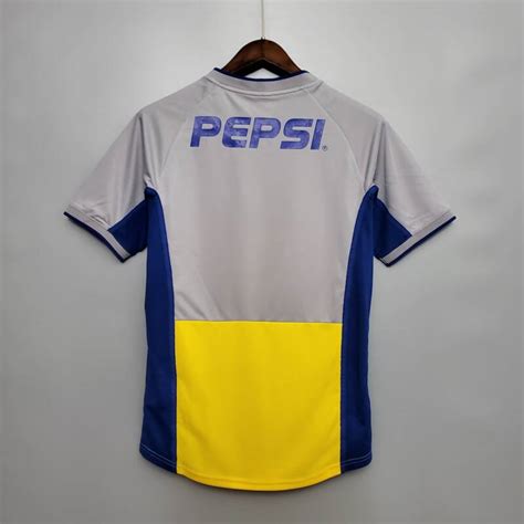 Camiseta Alternativa Retro Boca Juniors 2002 Trizhop