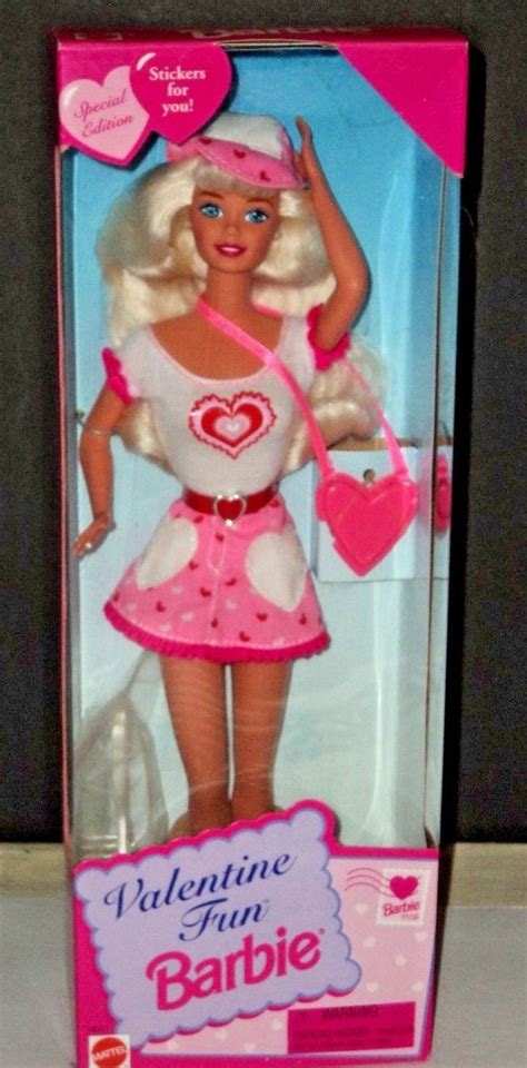 1996 Mattel Valentine Fun Barbie 16311 Ebay Valentine Fun Barbie Vintage Barbie Dolls